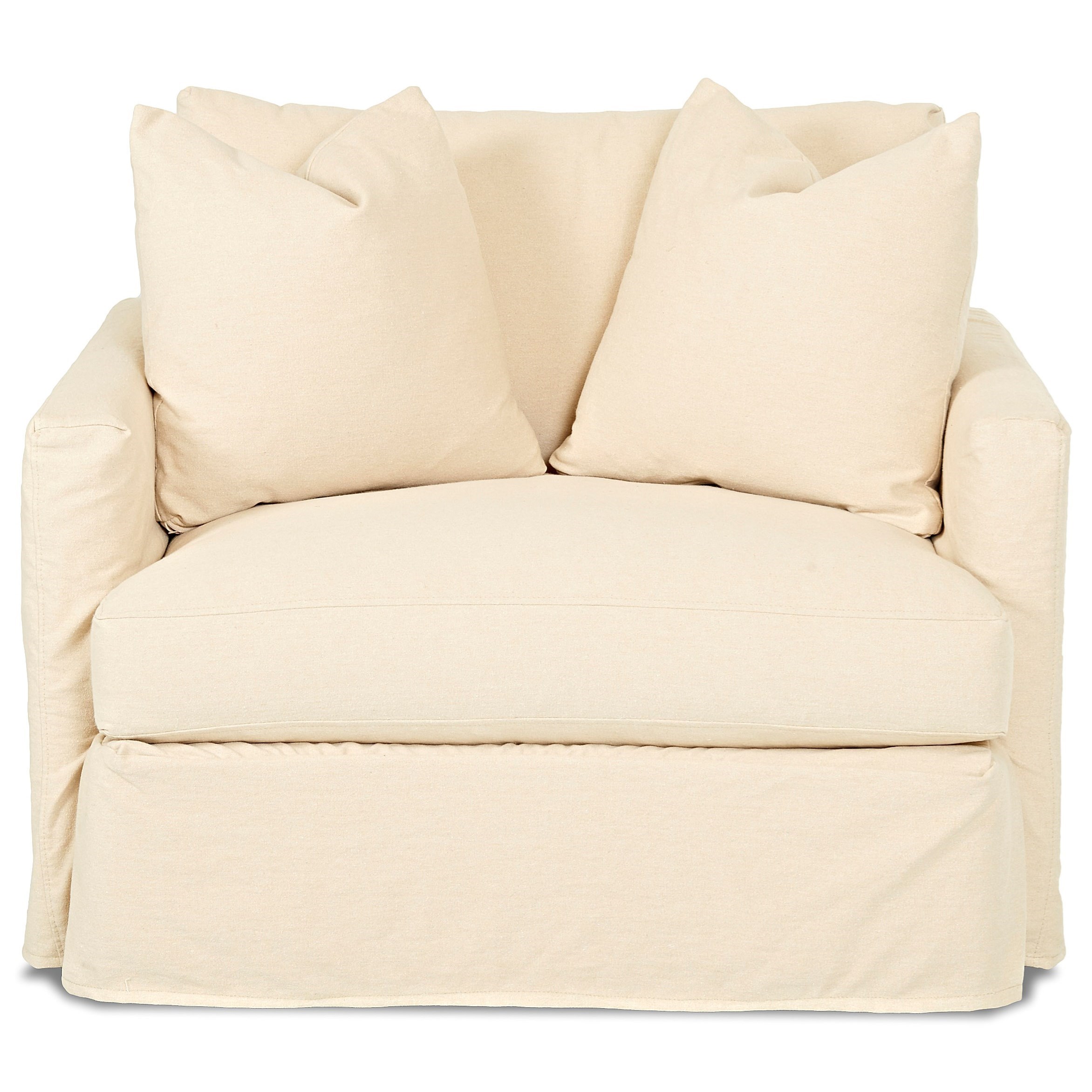 Slipcovers For Chair And A Half And Ottoman : Pb Comfort Roll Arm